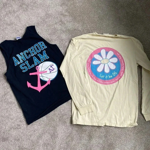 Delta Gamma Sorority Fraternity DG Dee Gee Shirts Tank Tops Bundle Size S - Picture 4 of 9